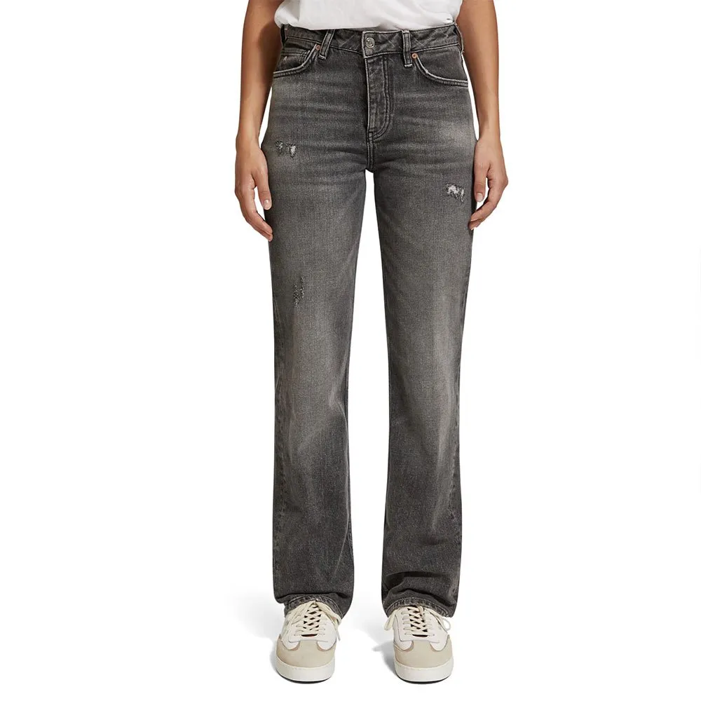

Джинсы Scotch & Soda The Sky Plus Straight Fit, серый