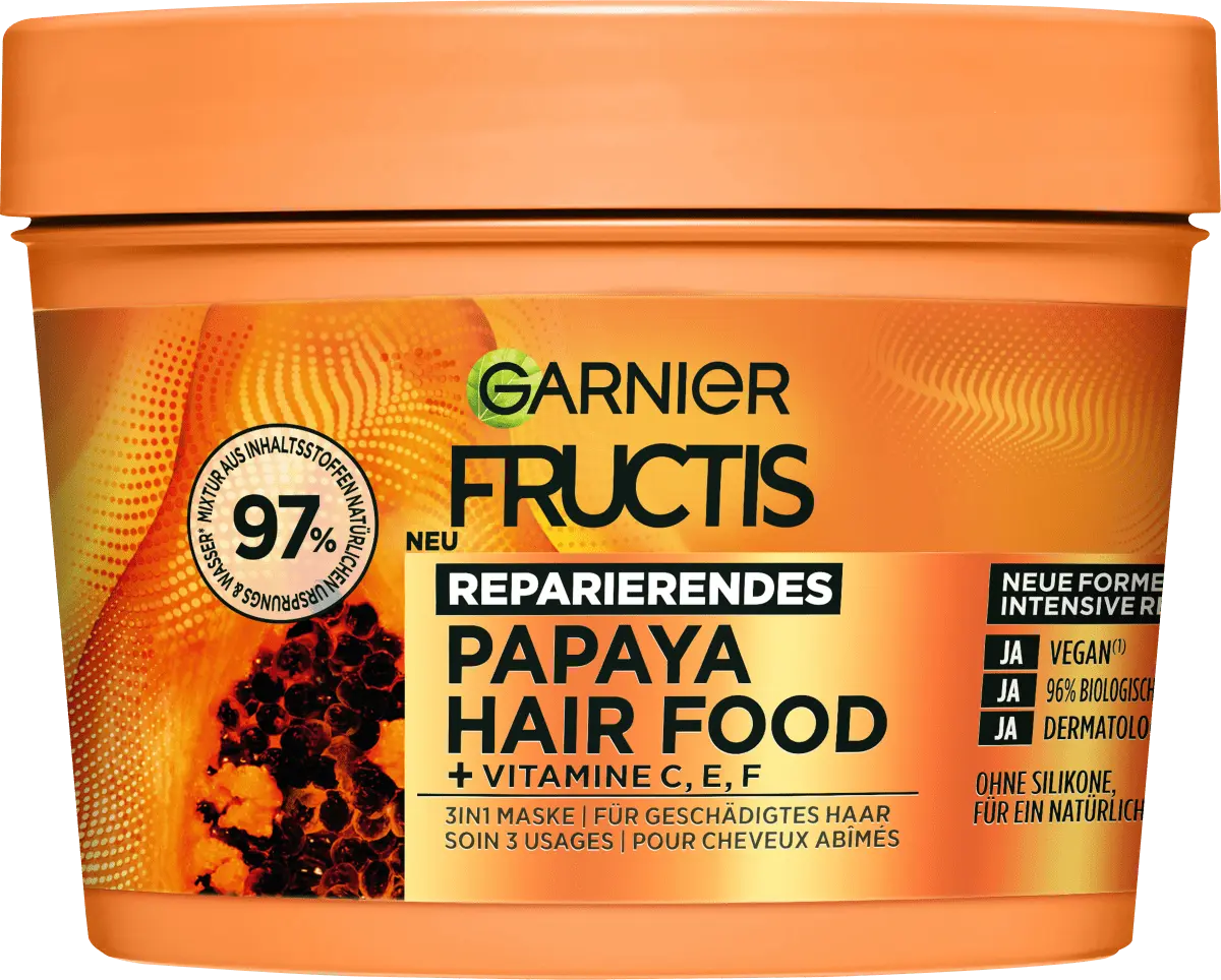 

Уход за волосами Маска для волос Papaya Hair Food 3в1 400мл Garnier