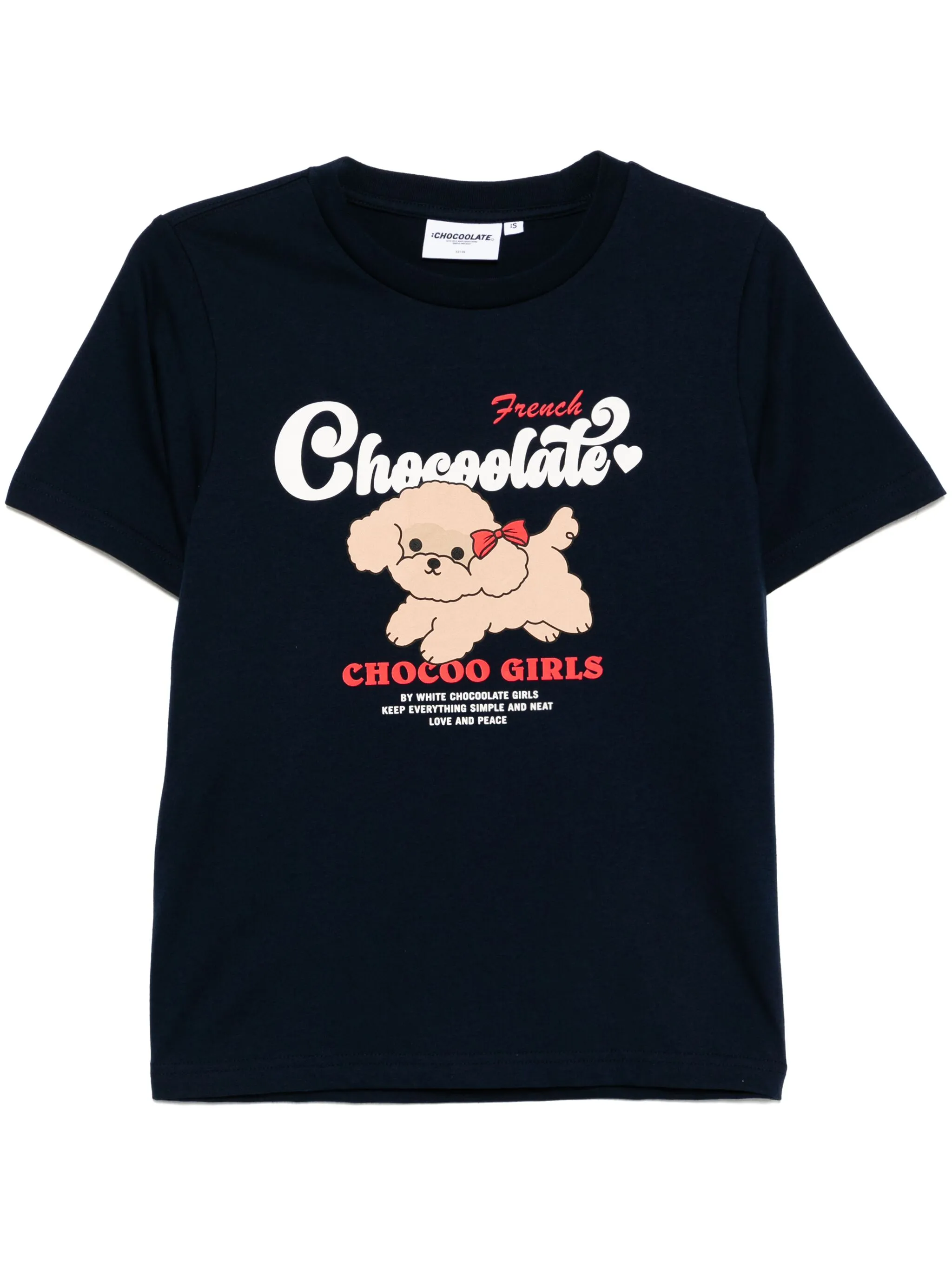 

Футболка с графичным принтом Chocoolate, синий