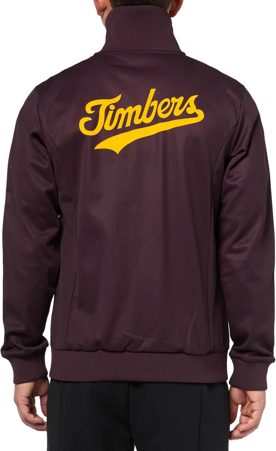 Мужская спортивная футболка Adidas Portland Timbers Beckenbauer, бордовый/золотой — фото 2