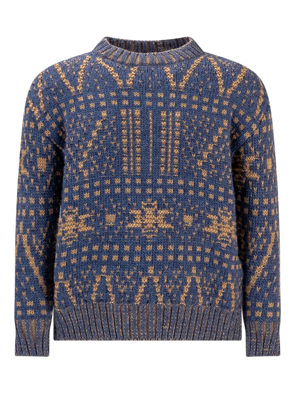 

Жаккардовый джемпер Golden Goose Kids, синий