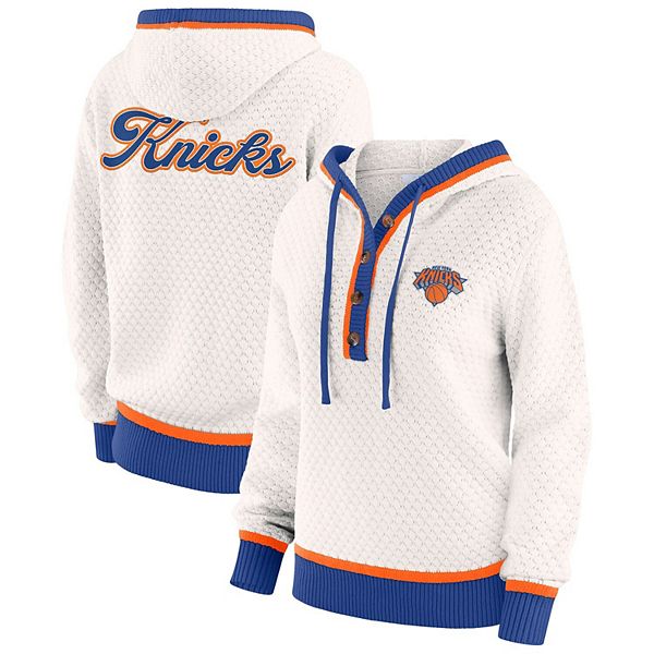

Женский свитшот с капюшоном New York Knicks plus size кремового цвета Wear By Erin Andrews, Бежевый, Женский свитшот с капюшоном New York Knicks plus size кремового цвета Wear By Erin Andrews
