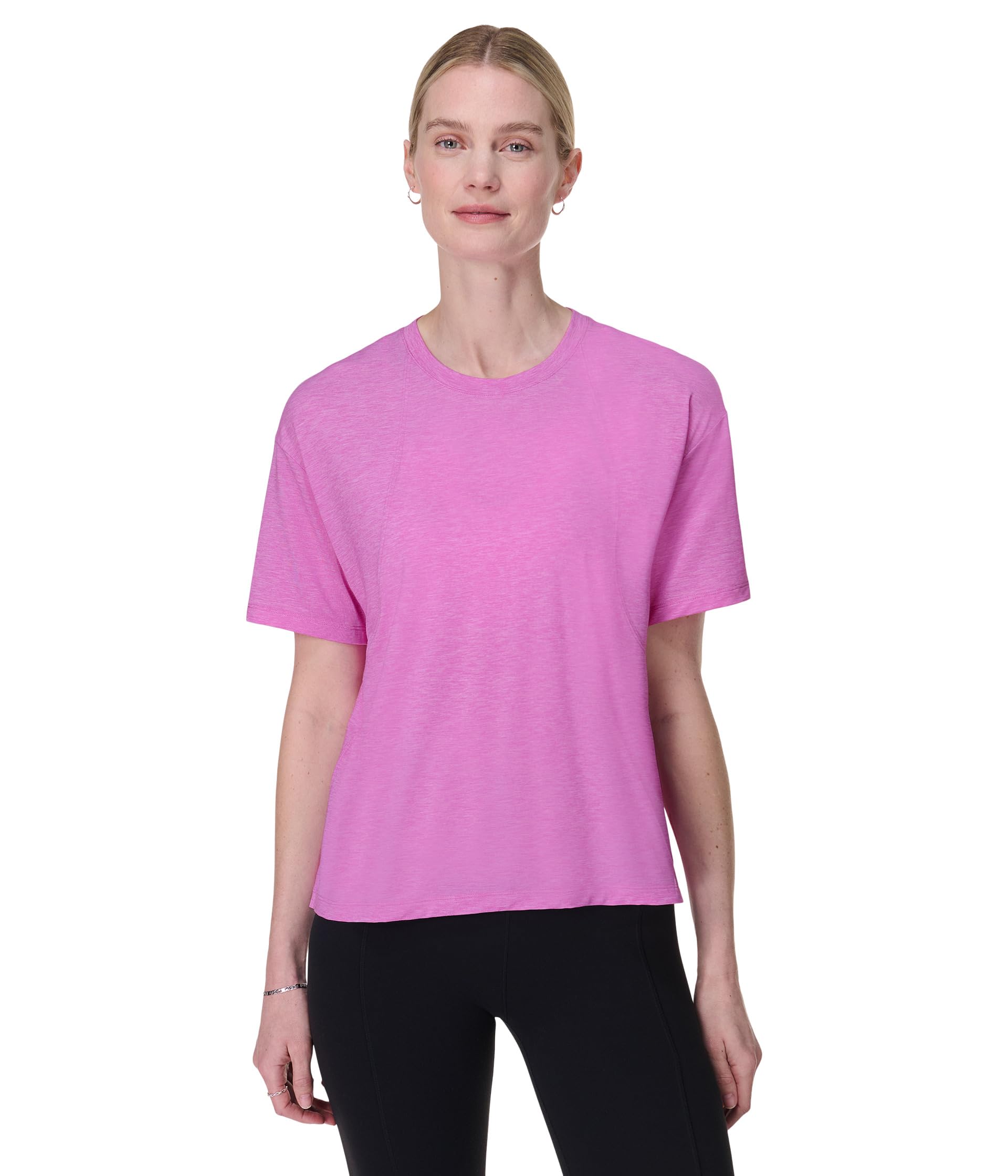 

Футболка Sweaty Betty Soft Flow Studio Tee, цвет Allium Pink