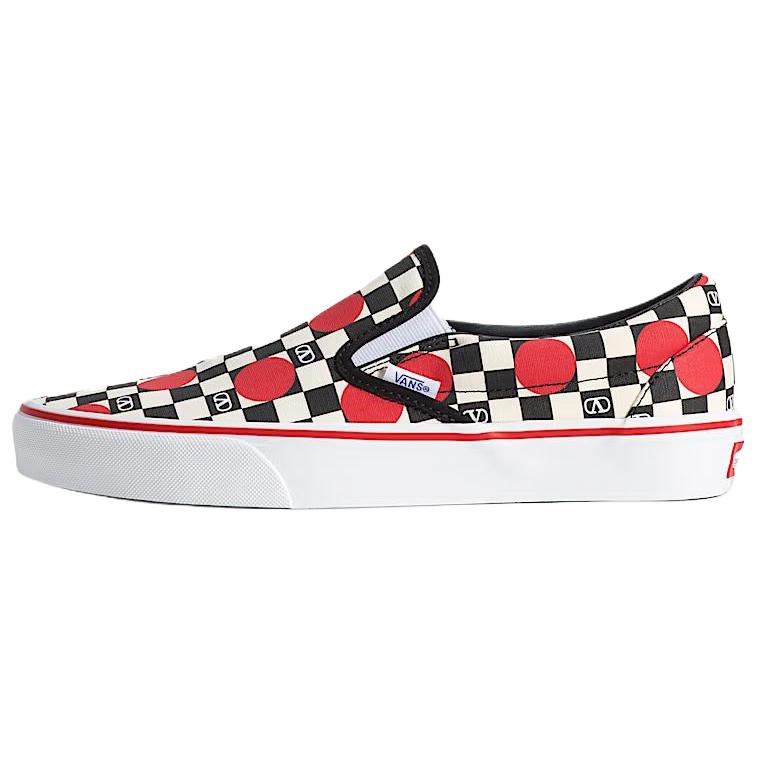 

Vans Valentino Garavani CLASSIC SLIP ON скейтборд обувь унисекс белый черный