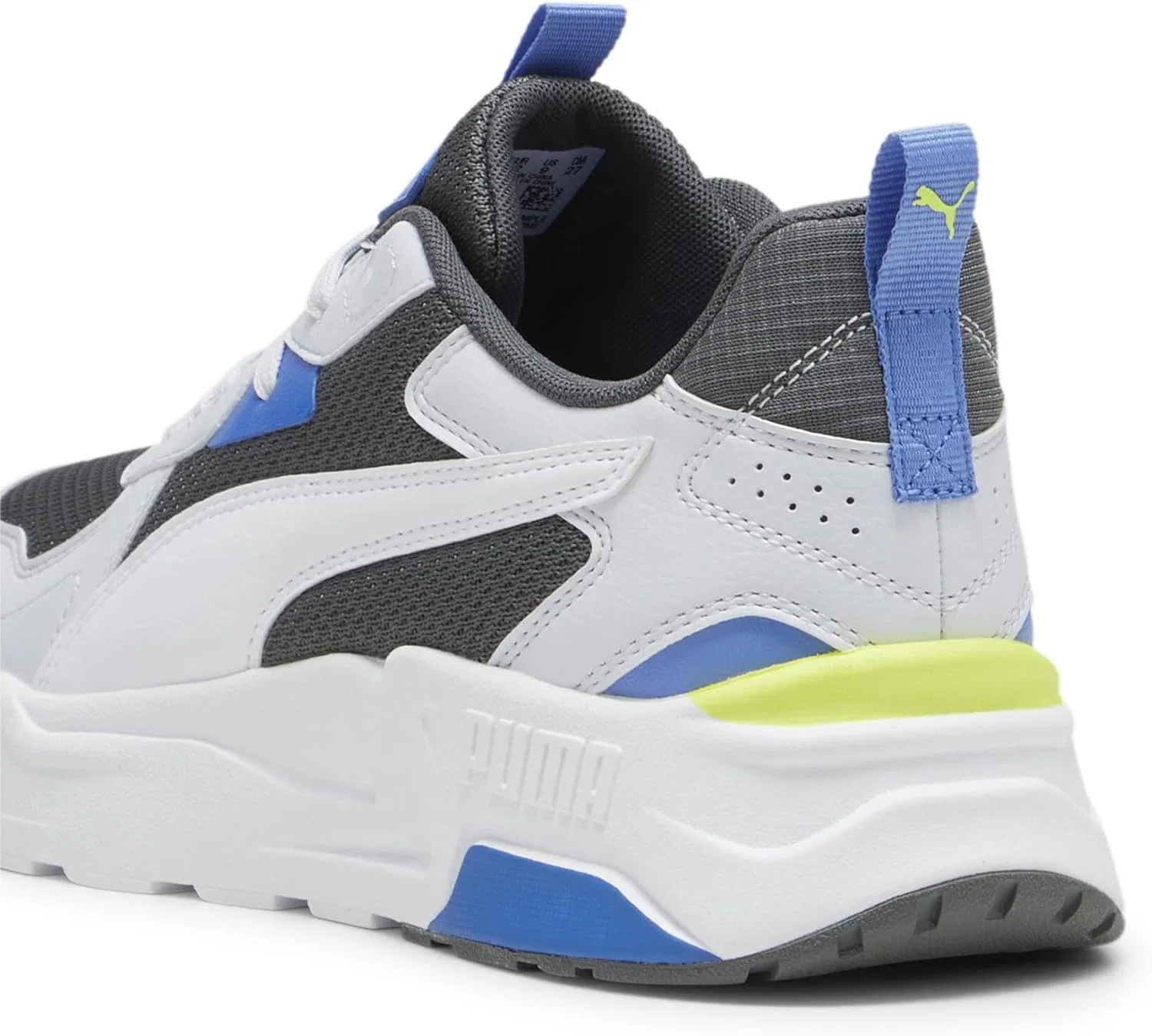 Мужские кроссовки PUMA Trinity Lite, Mineral Gray White Silver Mist Electric Lime — фото 3