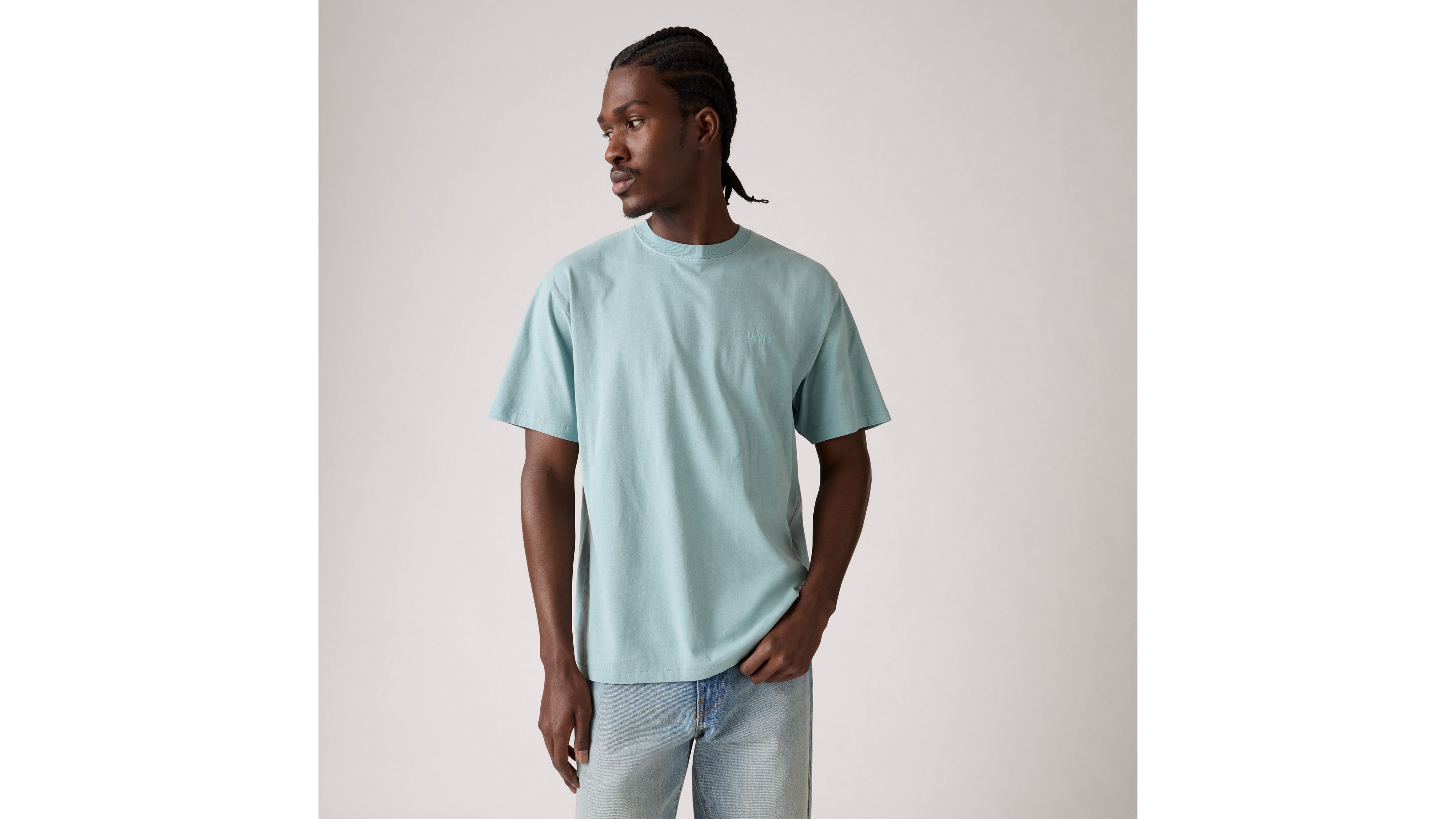 

Винтажная футболка Red Tab Levi's, Stone Blue - Blue