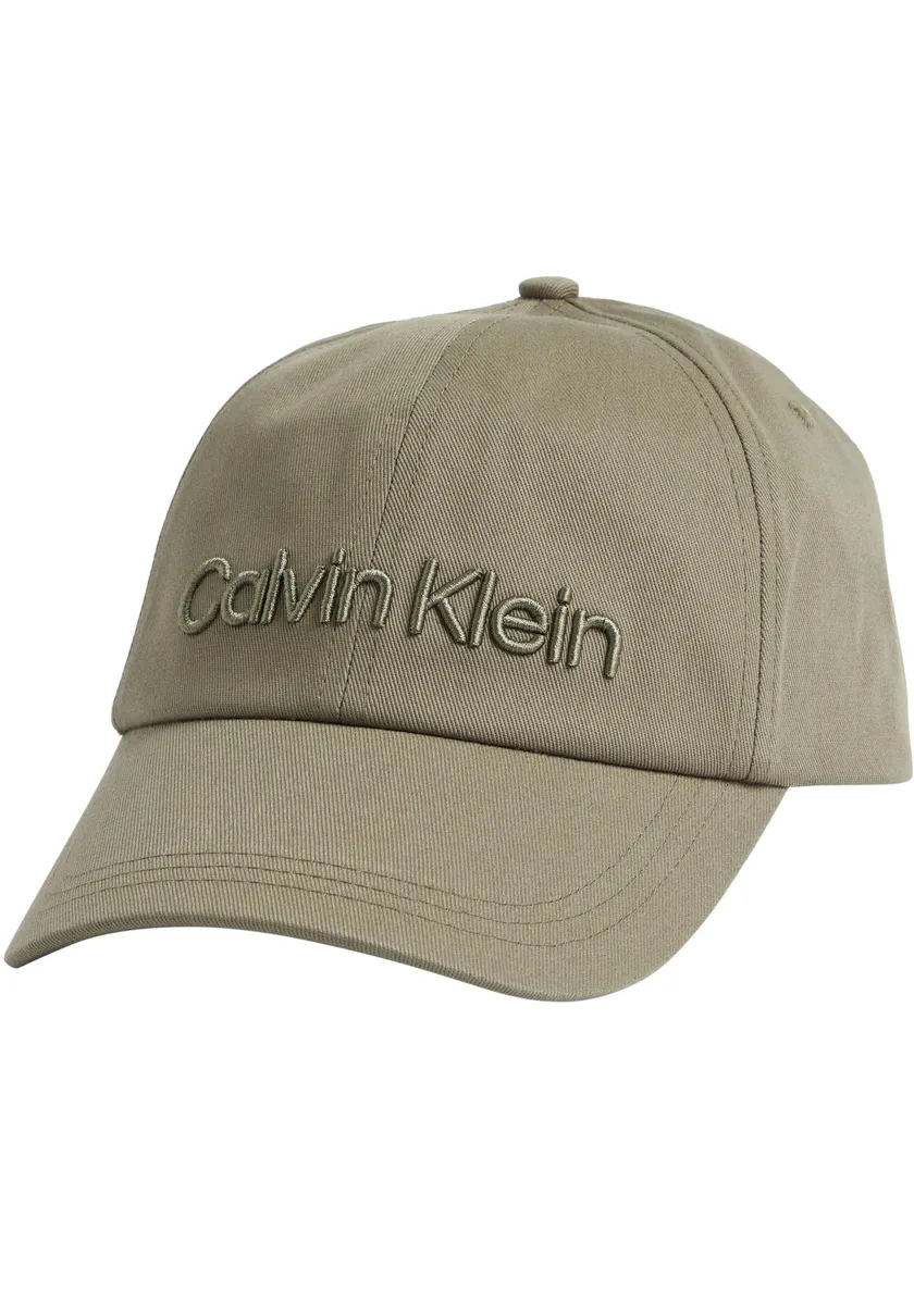 

Бейсбольная кепка Calvin Klein "CALVIN EMBROIDERY BB CAP", с застежкой-застежкой, цвет Delta Green