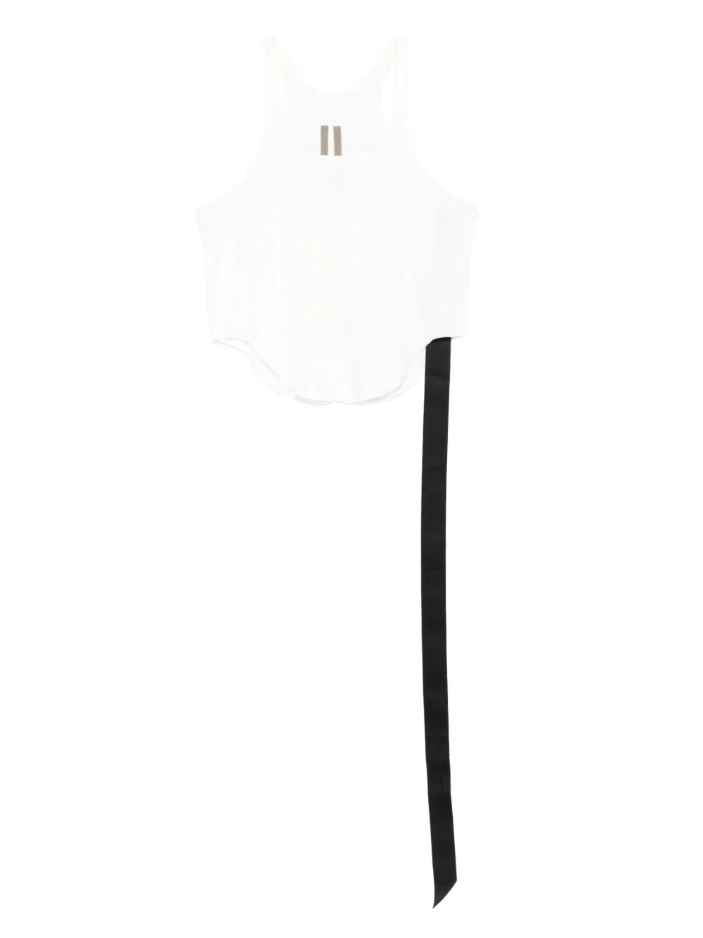 

Топ с необработанными краями Rick Owens Drkshdw, белый