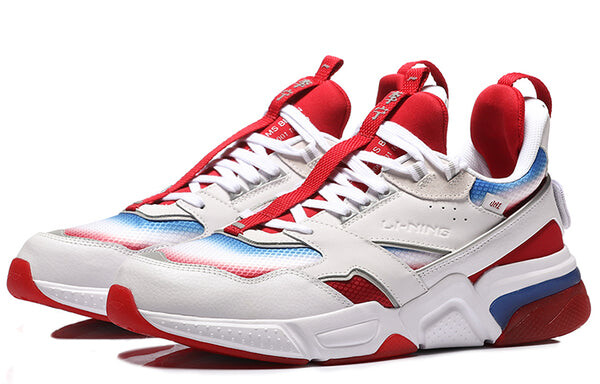 Кроссовки 001 r 1 неделя моды в Париже Li-Ning, белый — фото 4