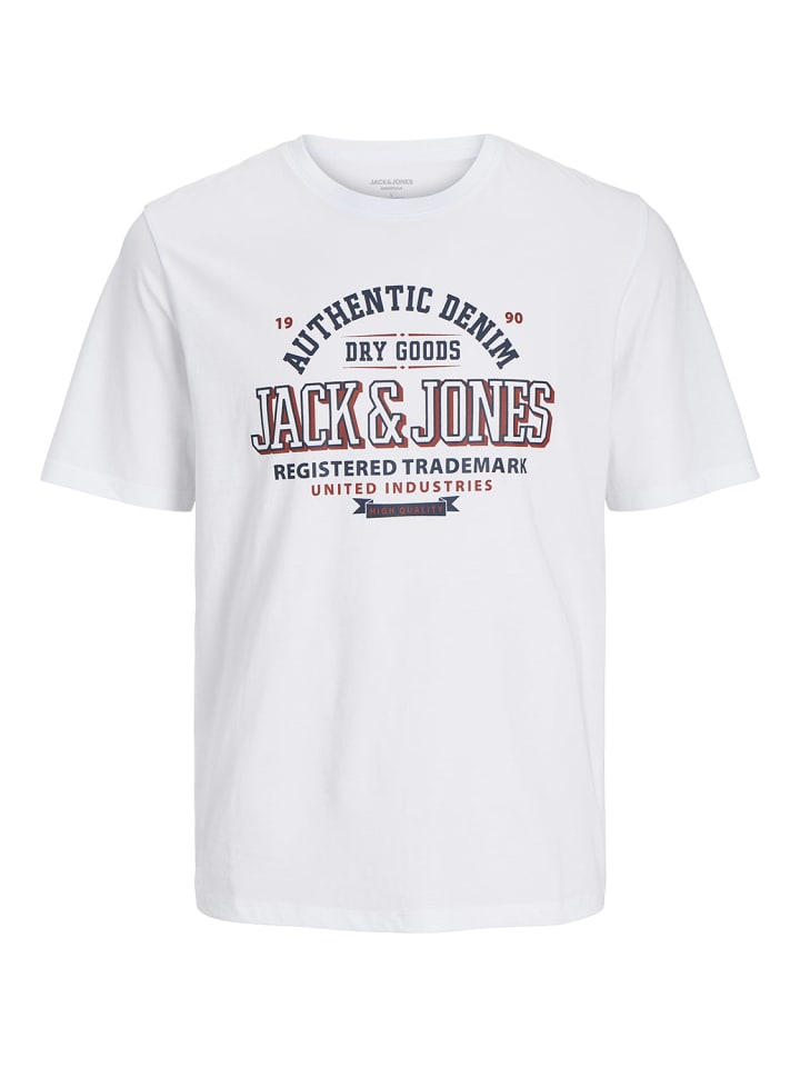 

Футболка Jack & Jones T-Shirt 'JJELOGO TEE' Weiß