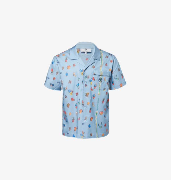 

Рубашка-Поло Tosca с графическим принтом Sergio Tacchini, синий