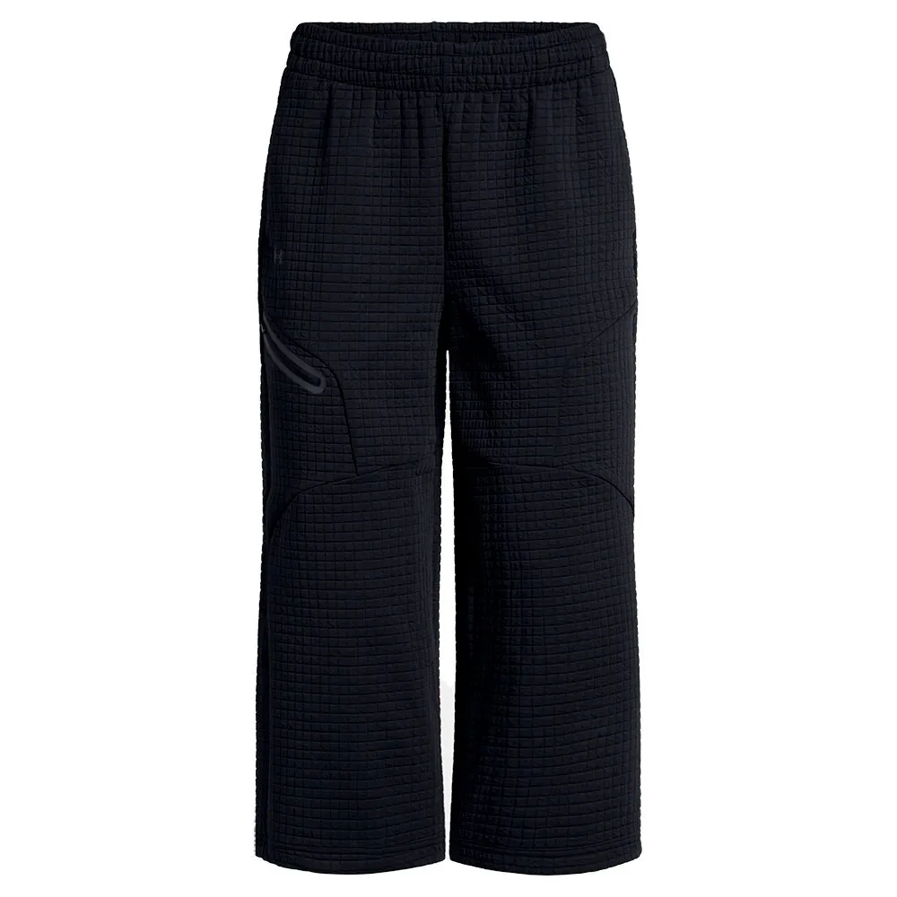 

Брюки Under Armour Unstoppable Txt Wide Leg Crop, черный