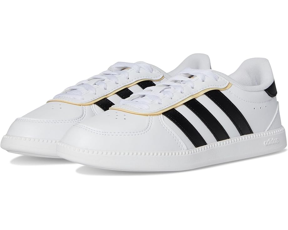 

Кроссовки adidas Kids Breaknet Sleek Shoes, цвет White/Black/Orange Tint