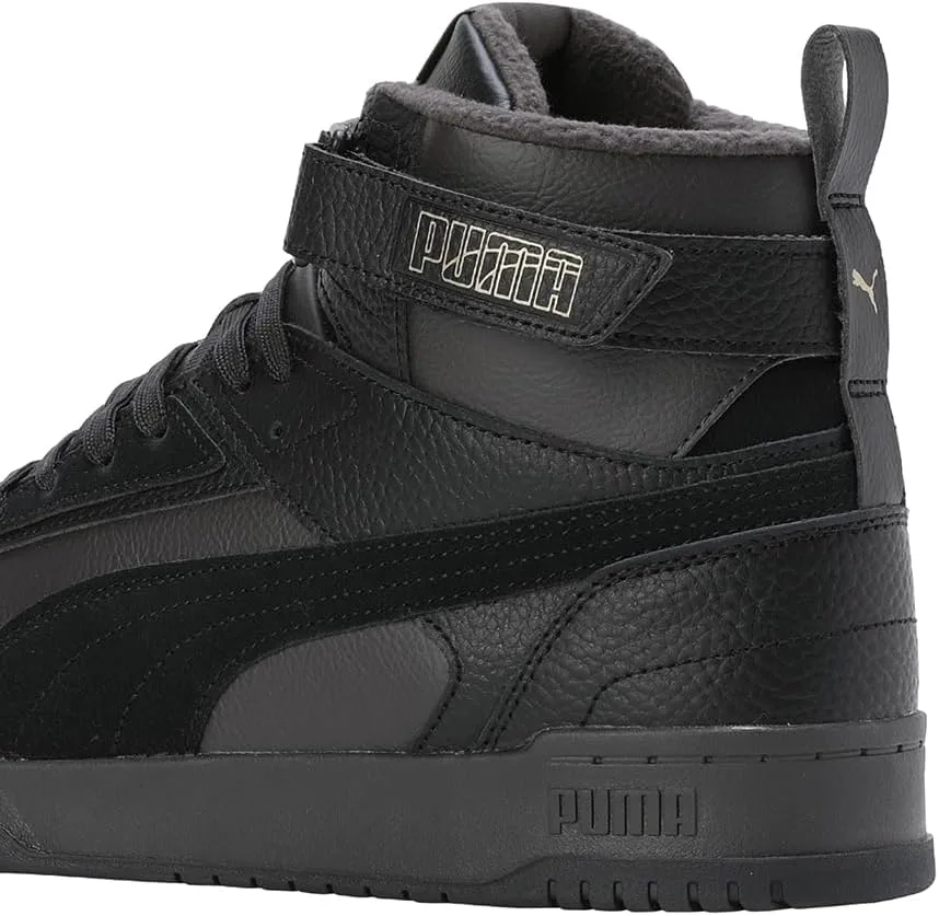 Кроссовки Puma Unisex Rbd Game WtrSneaker, черный/темно-серый/золотой — фото 4