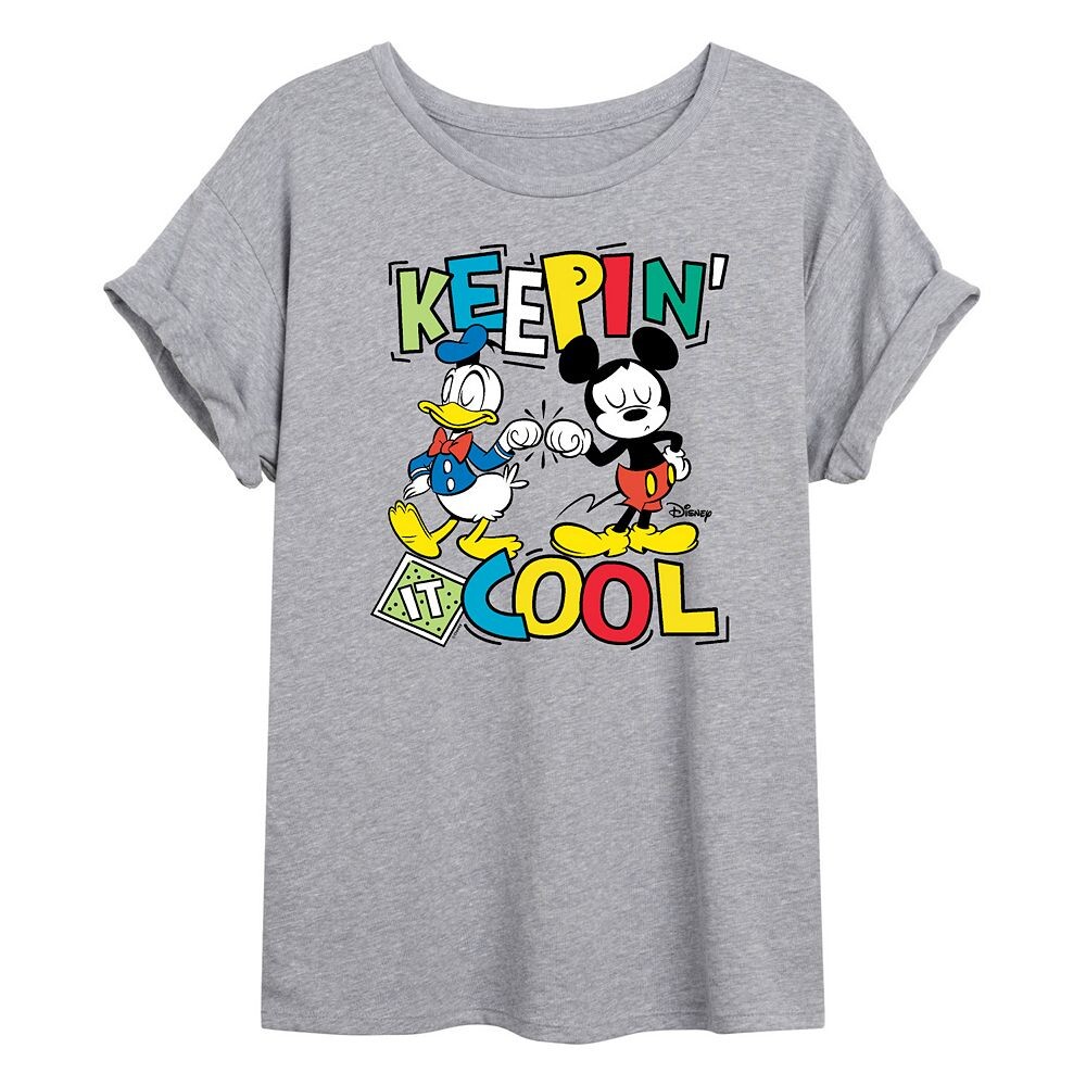 

Детская футболка с струящимся рисунком Disney's Keepin' It Cool, цвет Heather Gray