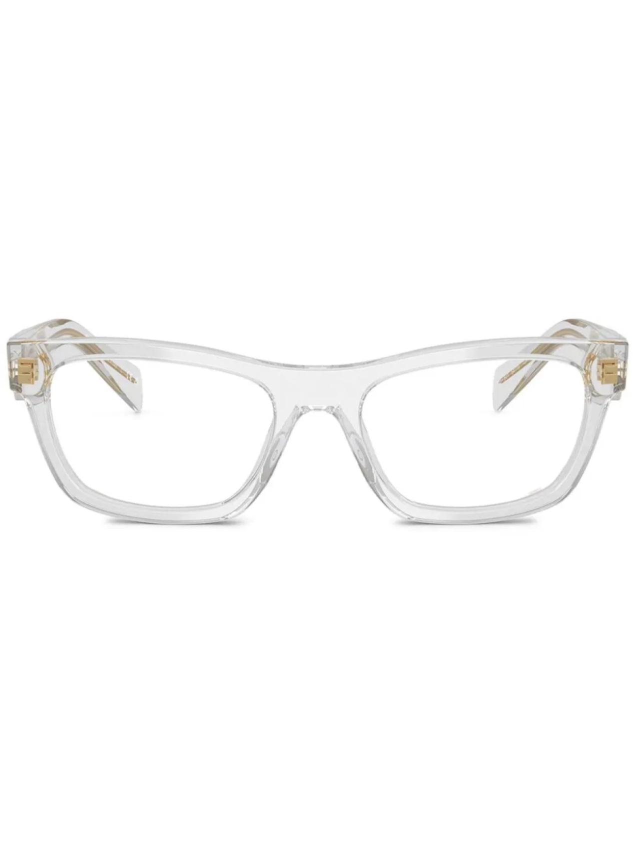 

Очки в прямоугольной оправе Prada Eyewear, белый