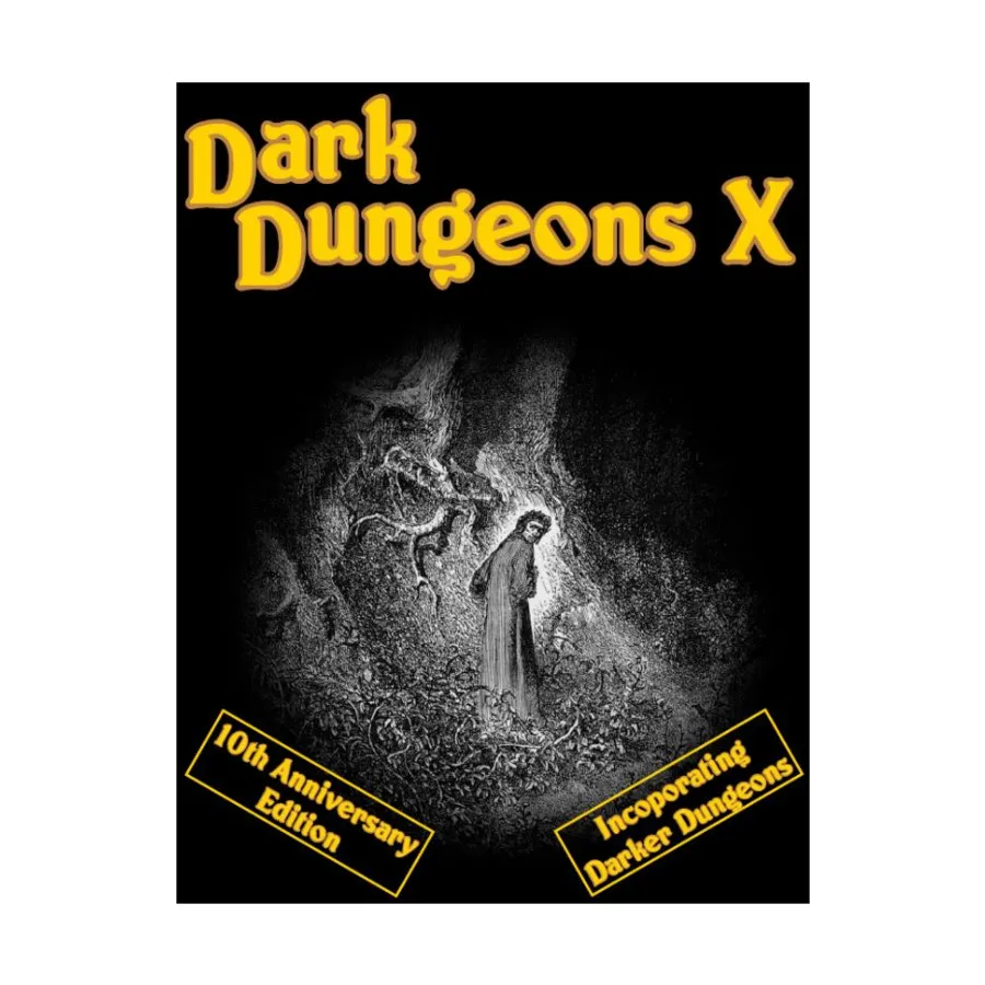 

Dark Dungeons X, Dark Dungeons - Retro Role Playing Rules, мягкая обложка
