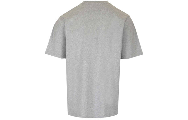 Футболка Burberry mens puzzle embroidery logo short sleeve, серый — фото 2