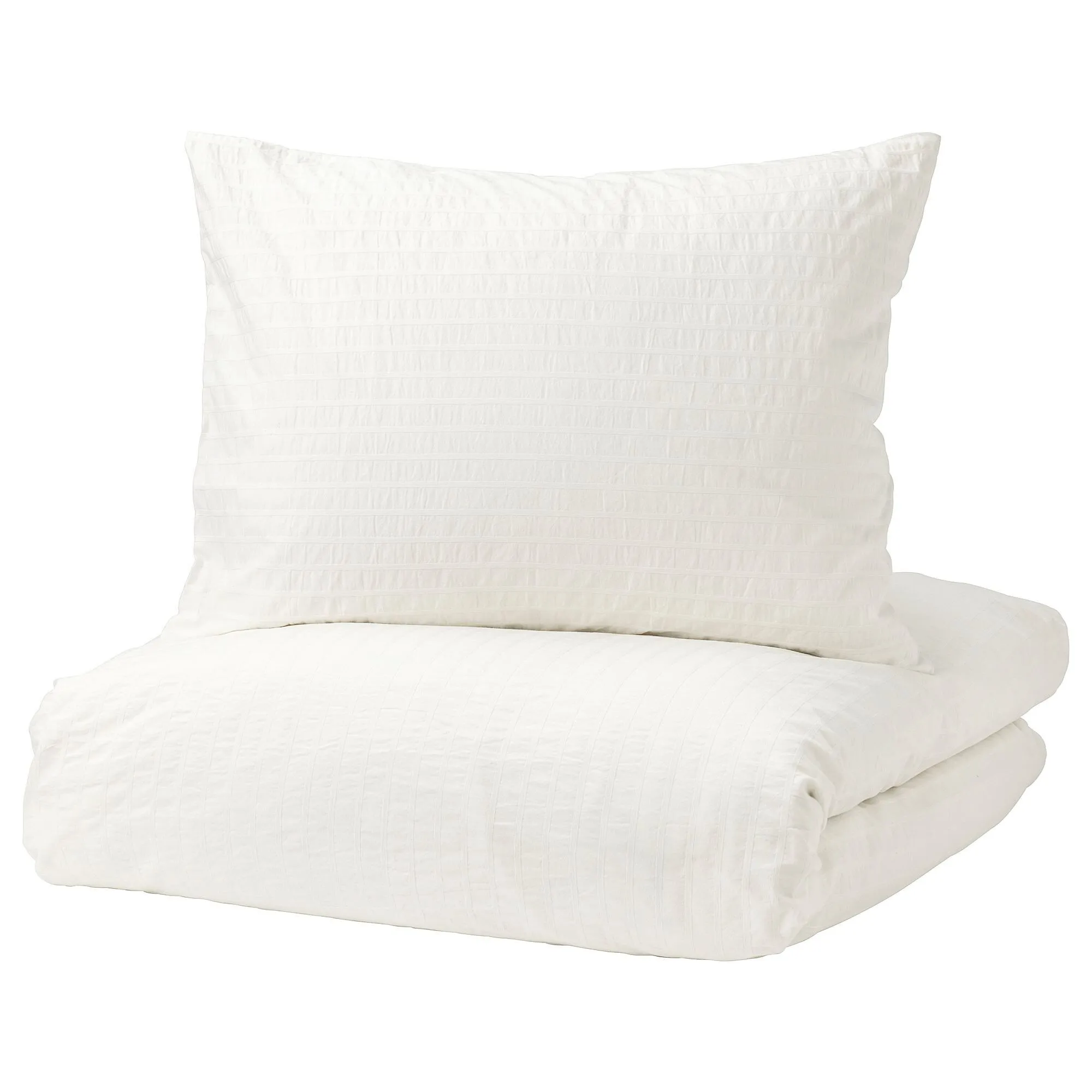 

Комплекты односпальных пододеяльников, белые, 150x200/50x60 см, OFELIA IKEA