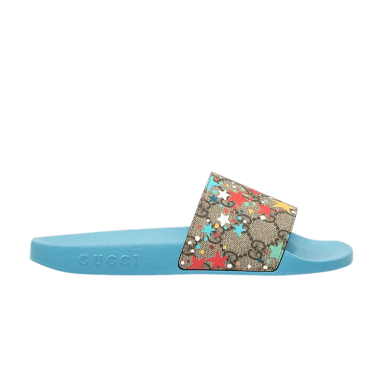 

Кроссовки Gucci Slipper Kids 'GG Star Print', синий