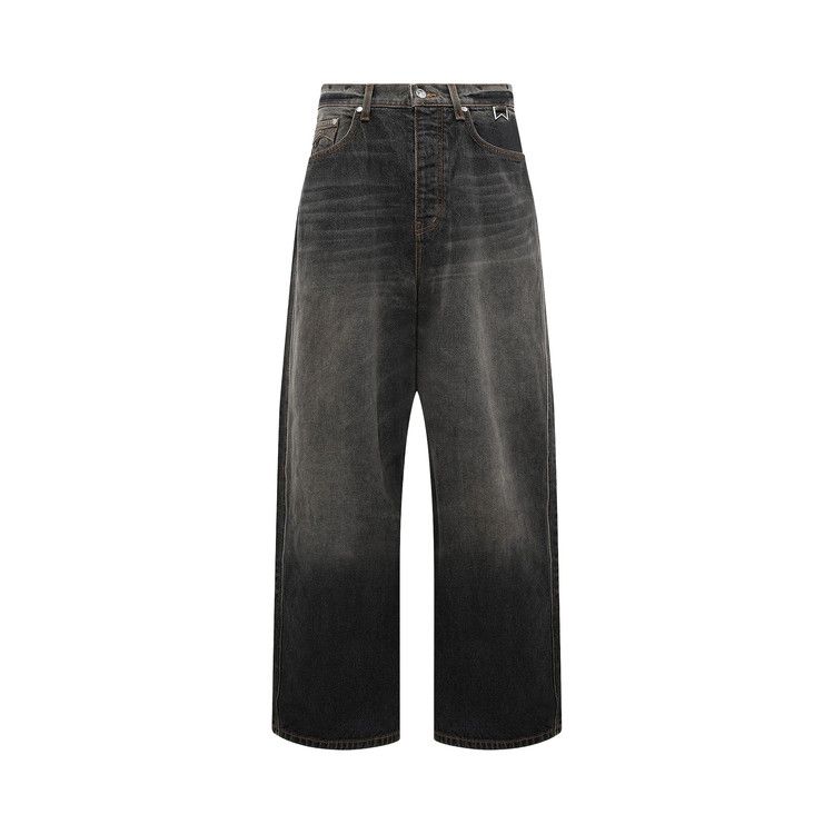 

Брюки Rhude Wide Leg Traxedo Denim Pants 'Agoura Black'
