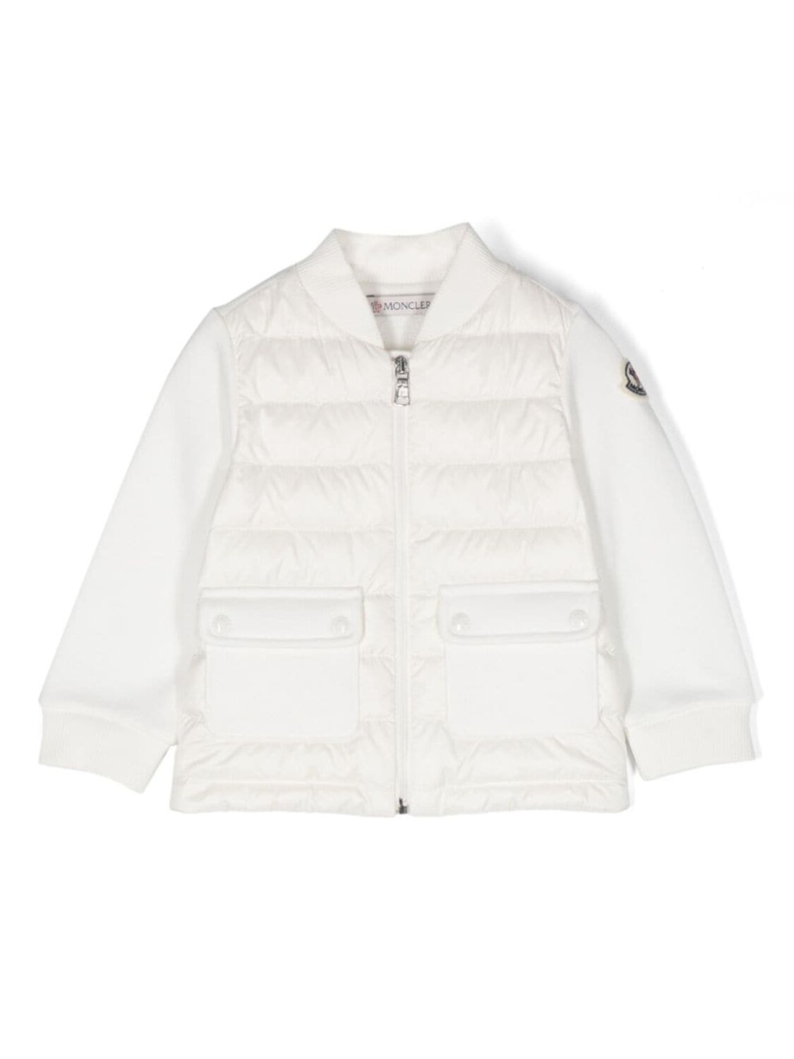 

Moncler Enfant стеганый пуховик, белый