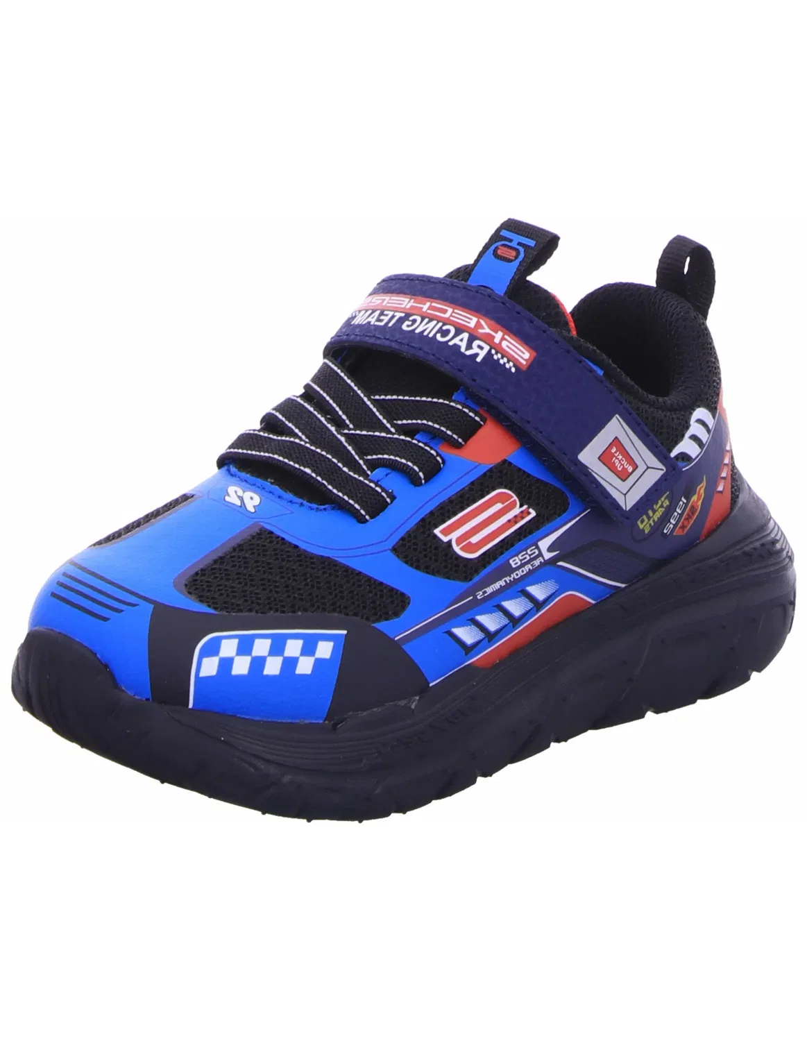 Полуботинки детские Skechers, blue/red