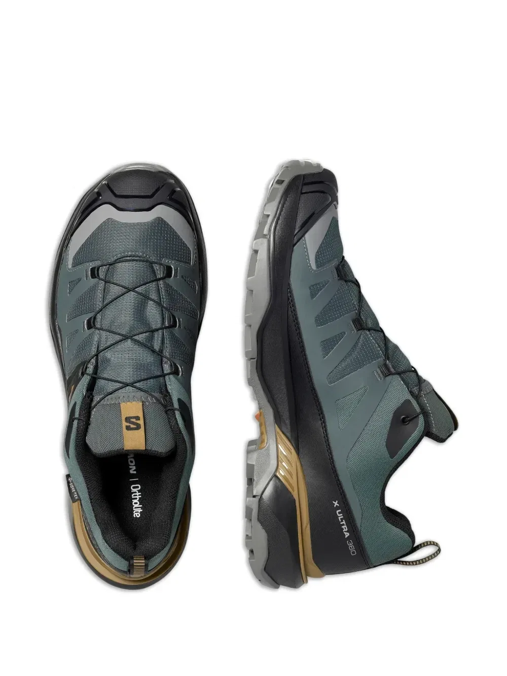 Кроссовки X Ultra 360 на шнуровке Salomon, зеленый — фото 4