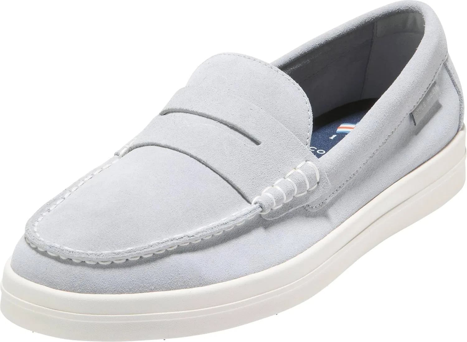 Лоферы мужские Cole Haan, серый замшевый/слоновая кость