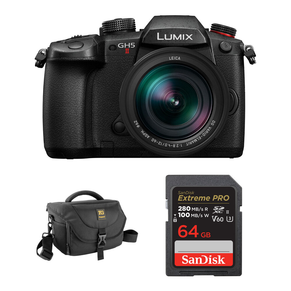 

Беззеркальная камера Panasonic Lumix GH5 II Mirrorless Camera with 12-60mm Lens and