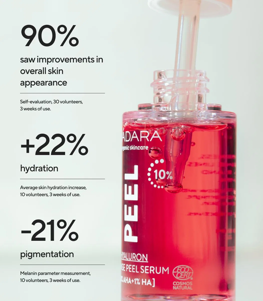 Скраб Mádara — Интенсивный для лица «Hyaluronic Intense Peel» с AHA от Organic Skin Care, 30 мл — фото 4