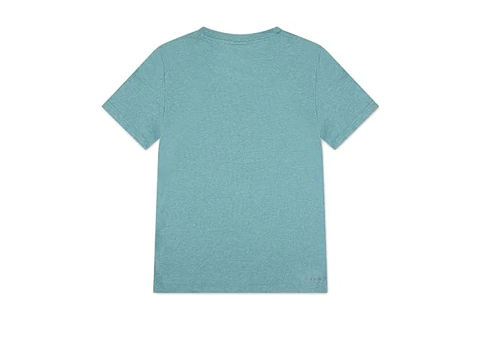 Футболка с влагоотводящей технологией H20-Dri Sunset Knit Tee Hurley Kids, Harbor Green Heather — фото 2