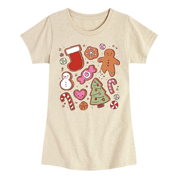 

Футболка с принтом Girls kawaii christmas treats Licensed Character, Birch