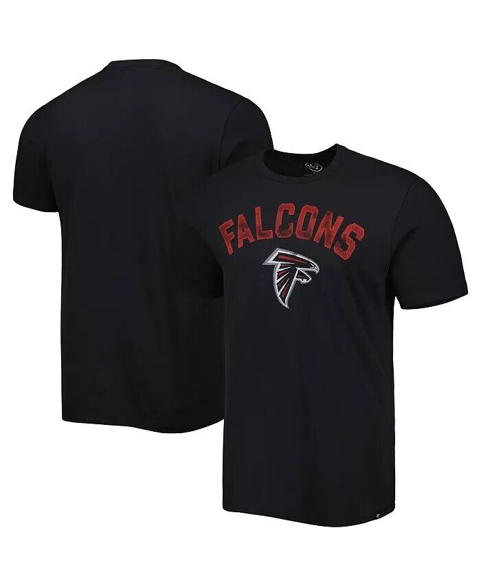 

Мужская черная футболка Atlanta Falcons All Arch Franklin '47 Brand