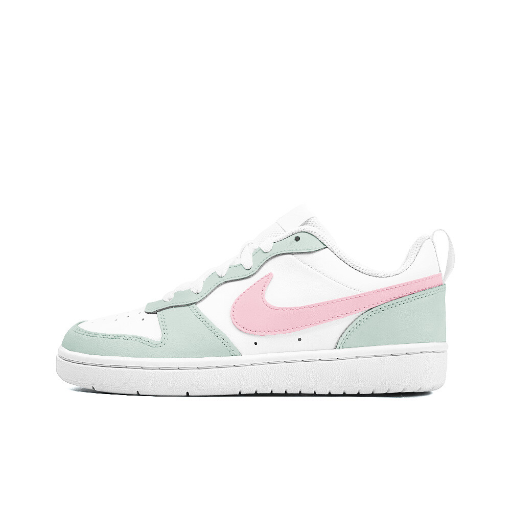 

Кроссовки Nike Court Borough Skateboarding Shoes Women's Low-top Green/white/pink, белый