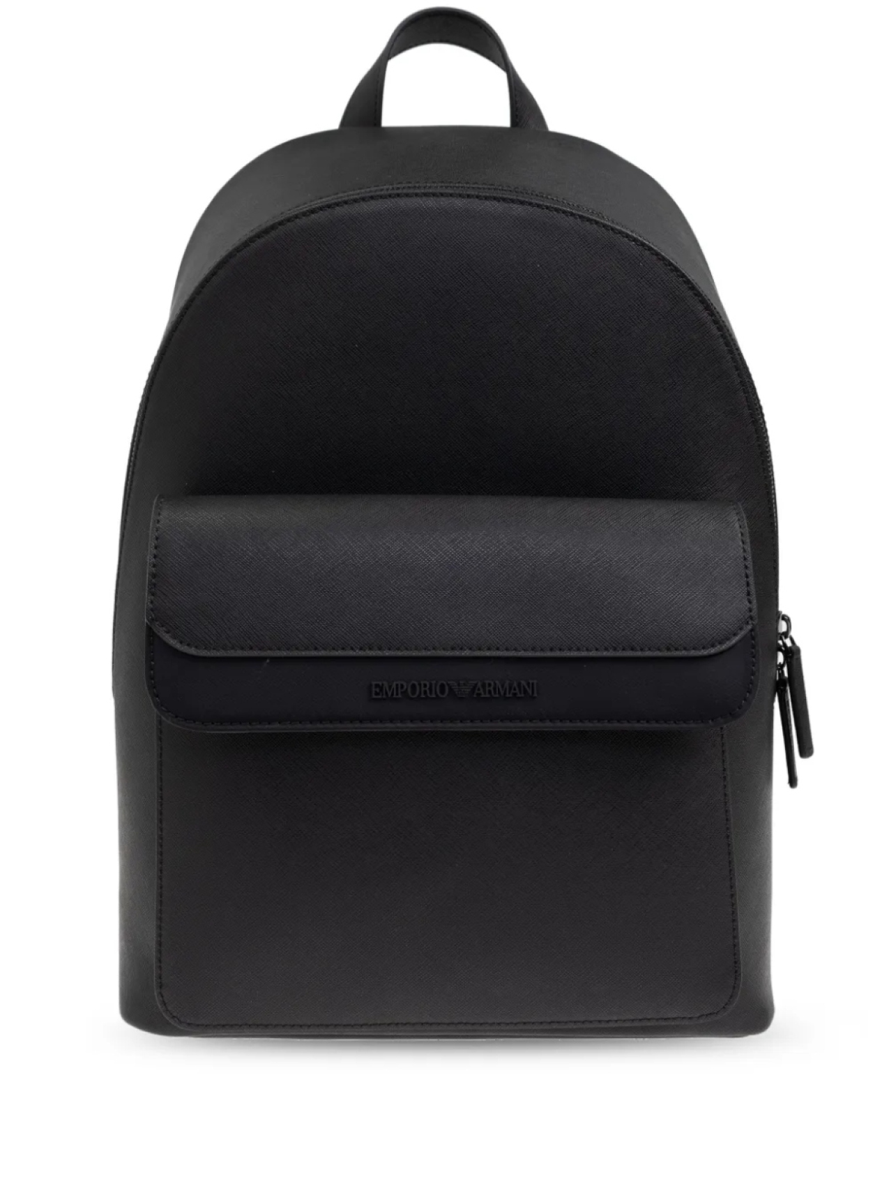 

Рюкзак с тисненым логотипом Emporio Armani, черный