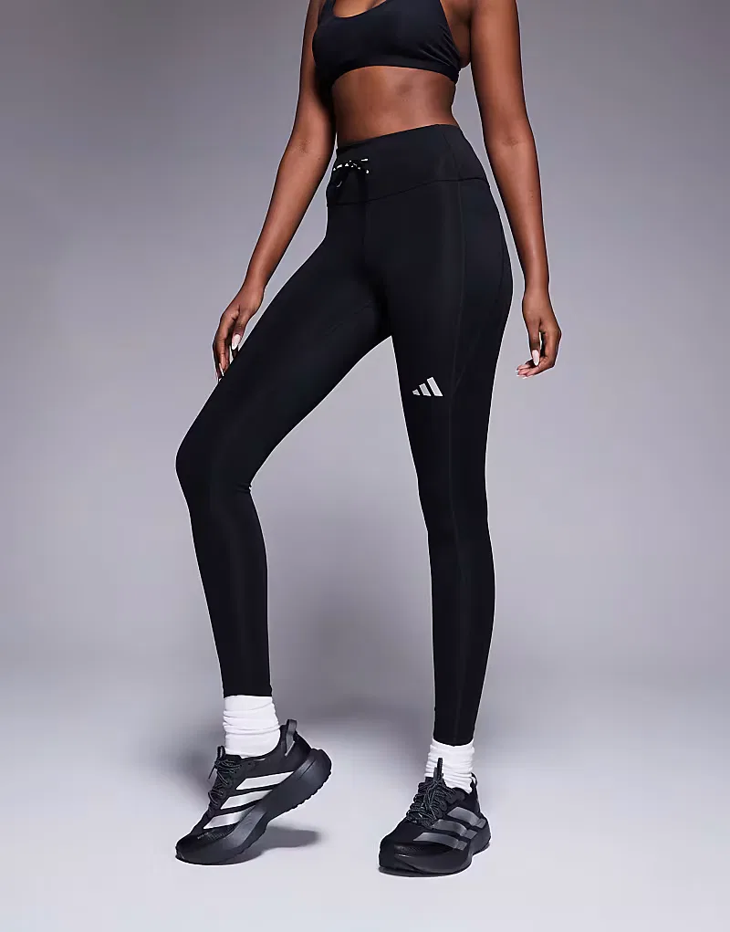 Леггинсы Adidas Performance Running Essentials полной длины, черный — фото 3