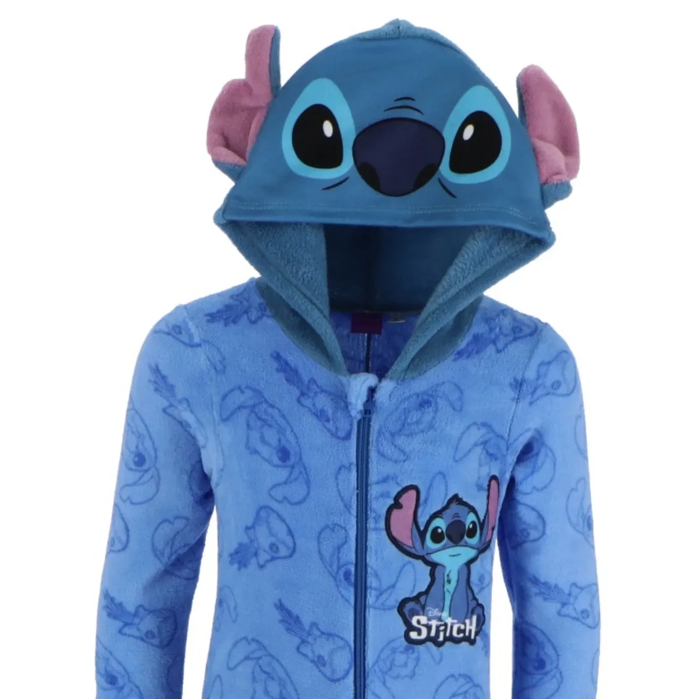 Пижама-комбинезон Stitch Disney, синий — фото 3