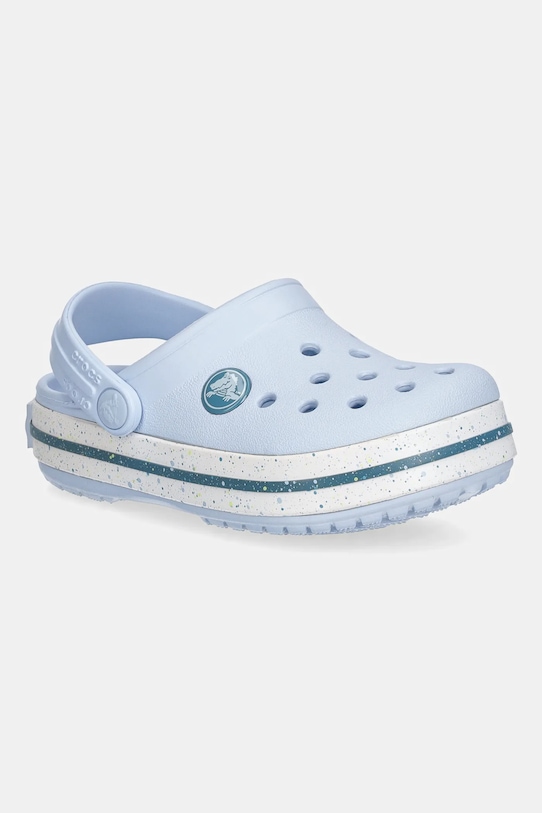 

Детские шлепанцы CROCBAND SPECKLED BAND CLOG Crocs, синий