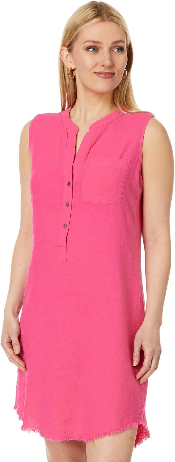 

Платье NIC+ZOE Rumba Linen Throw On Dress, цвет Wild Pink
