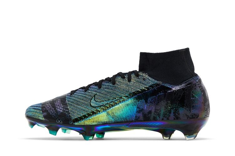Кроссовки Nike Zoom Mercurial Superfly 10 Elite SE FG Cosmic Speed Pack, разноцветный — фото 3