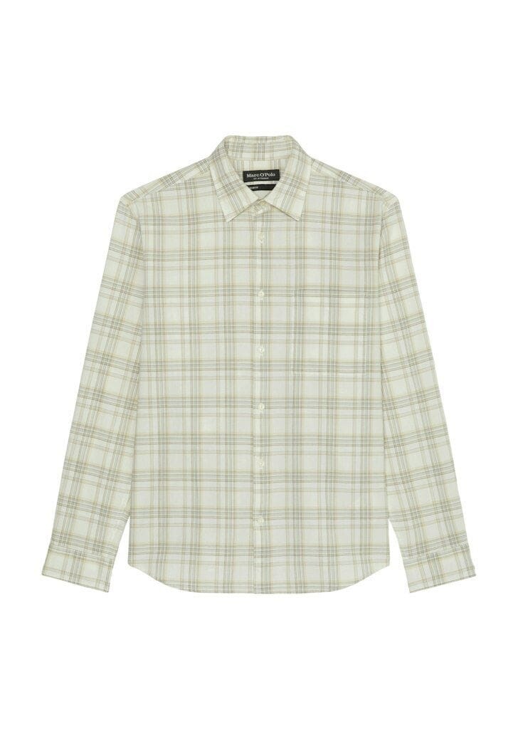 

Рубашка с длинным рукавом Marc O'Polo, цвет Multi Cotton White
