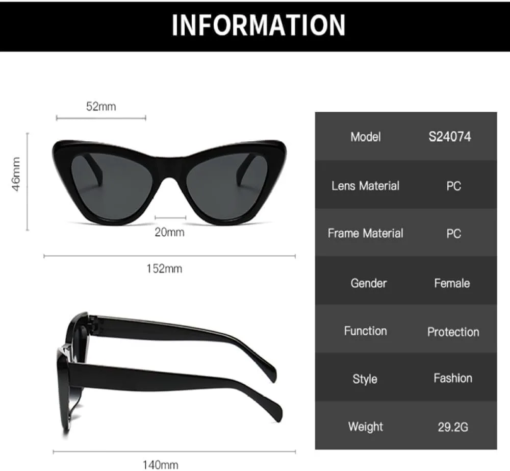 

Винтажные солнцезащитные очки «кошачий глаз» для женщин, ретро-солнцезащитные очки, женские, черные с оранжевым оттенком, модные конфетные цвета MTZJH, Blue