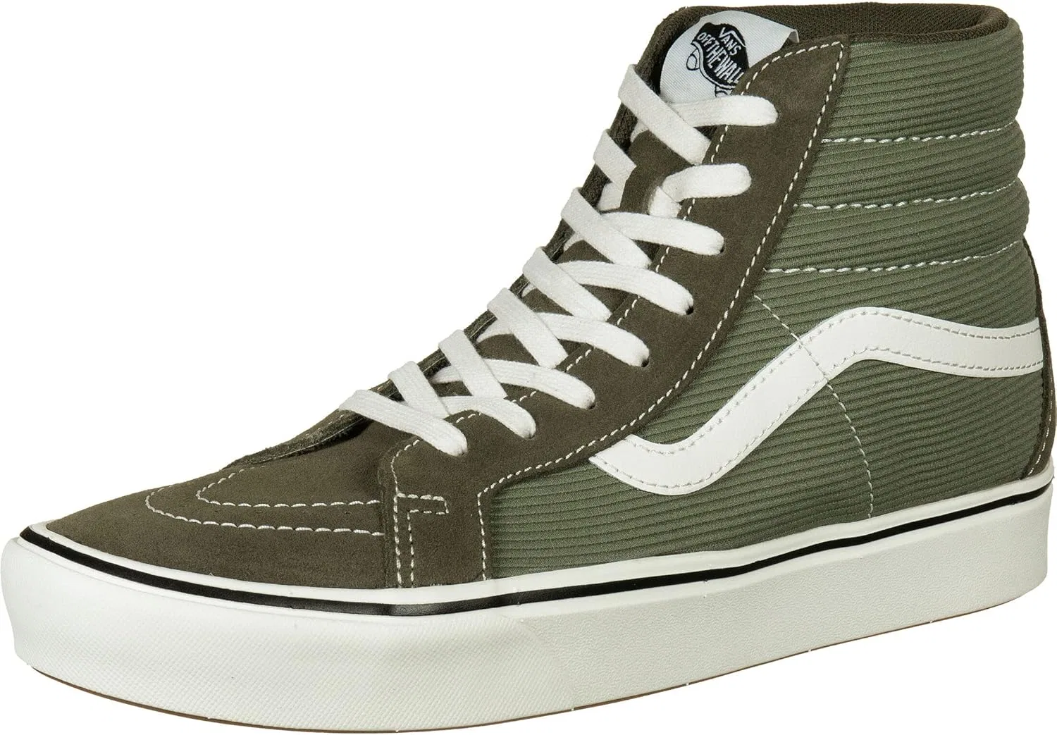 Кроссовки Vans Sk8-Hi ComfyCush Reissue Turnschuhe, Dark Green And White