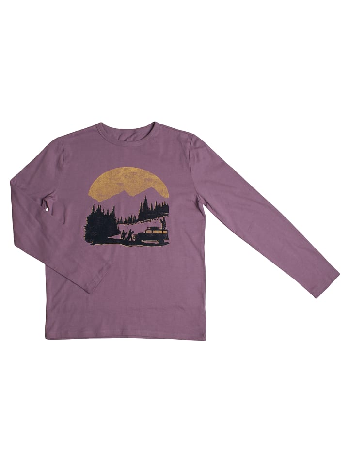 

Рубашка с длинным рукавом GAP, фиолетовый