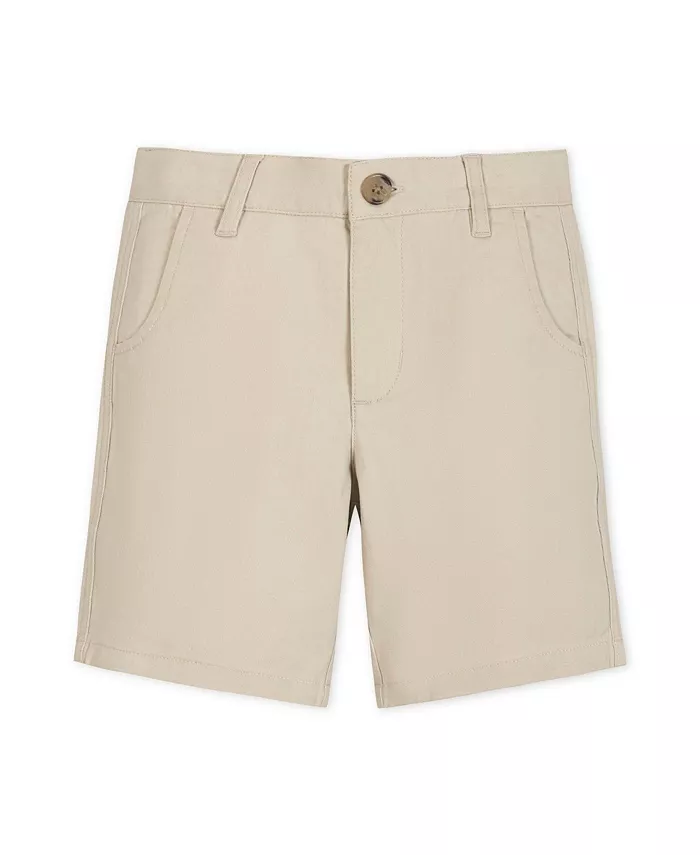 

Шорты универсальные стретч чинос для мальчиков Toddler Hope & Henry, коричневый/бежевый