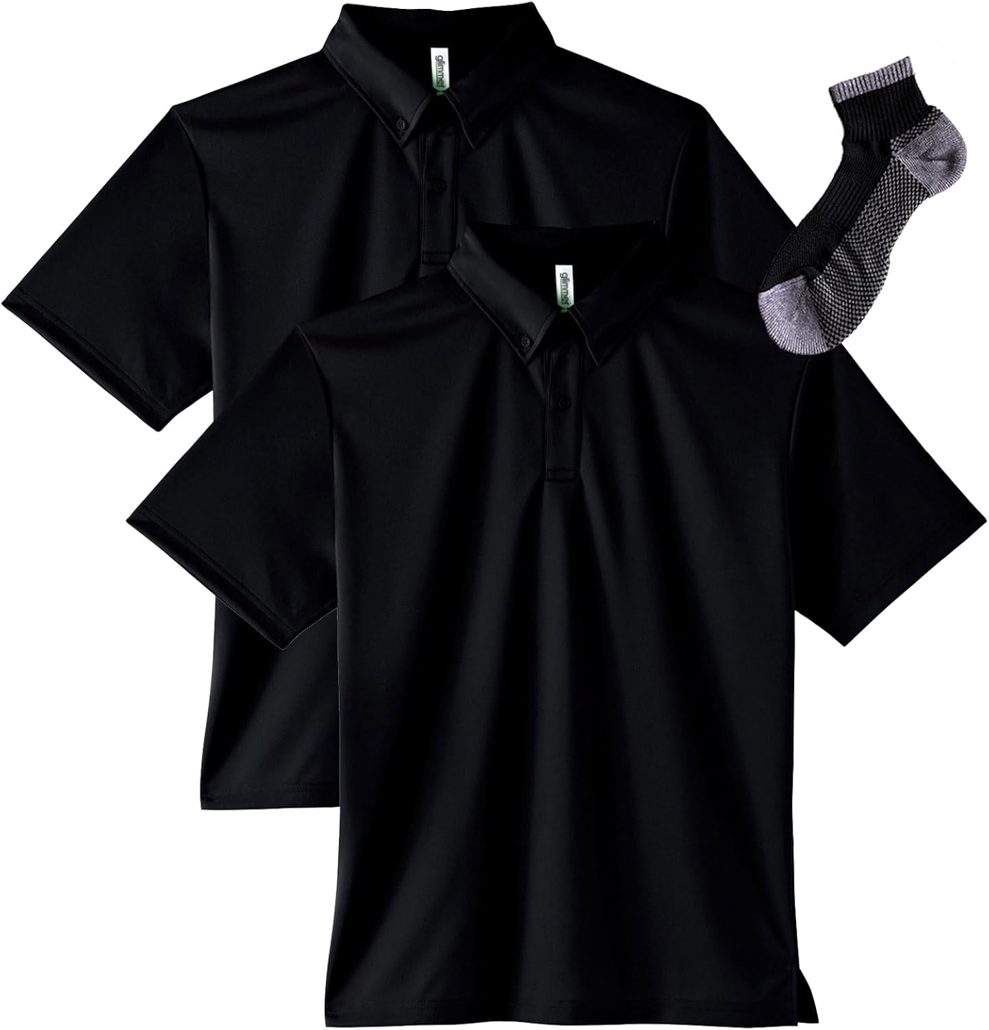 

Мужская рубашка-поло Glimmer Dry Button Down (без карманов), черный