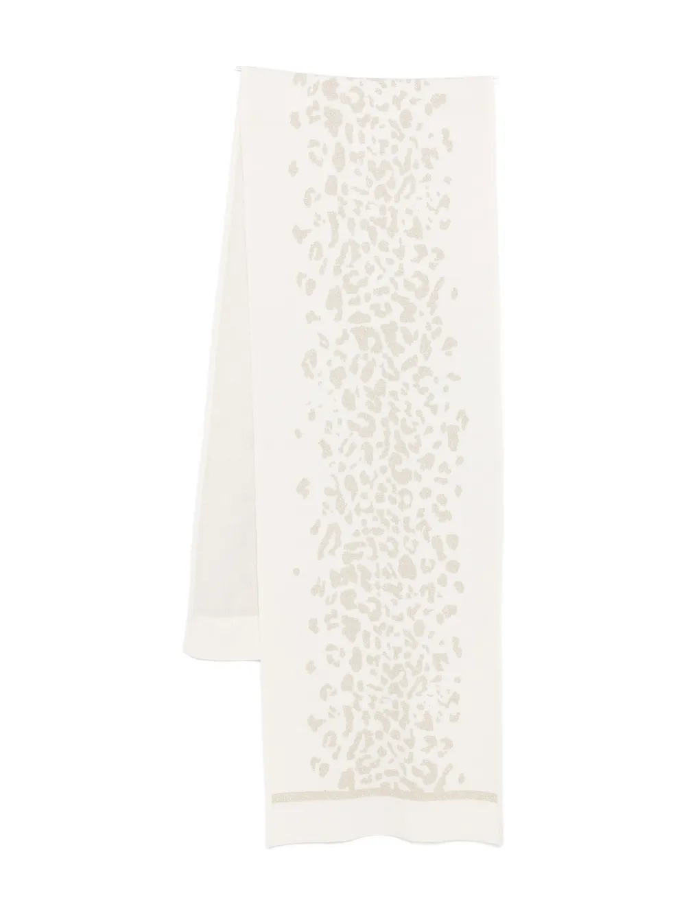 

Шарф с анималистичным принтом Liu Jo, белый