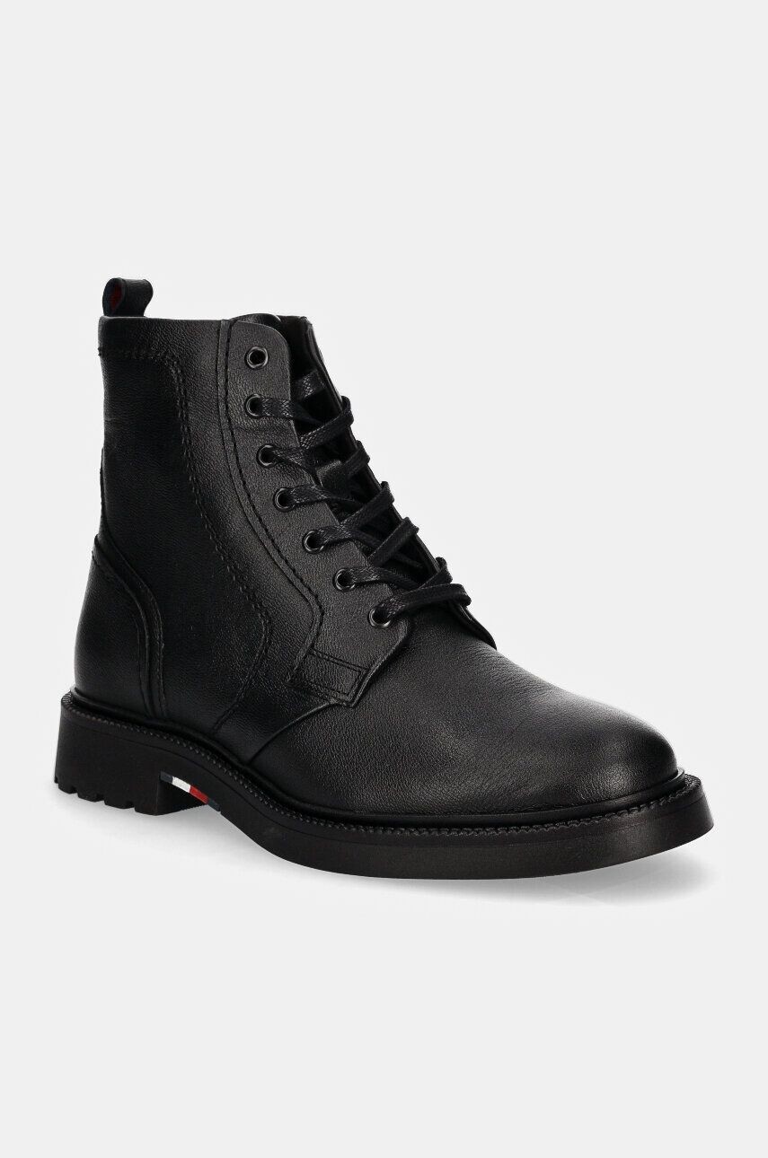 

Кожаные ботинки Tommy Hilfiger HILFIGER COMFORT LWT LTH BOOT, черный