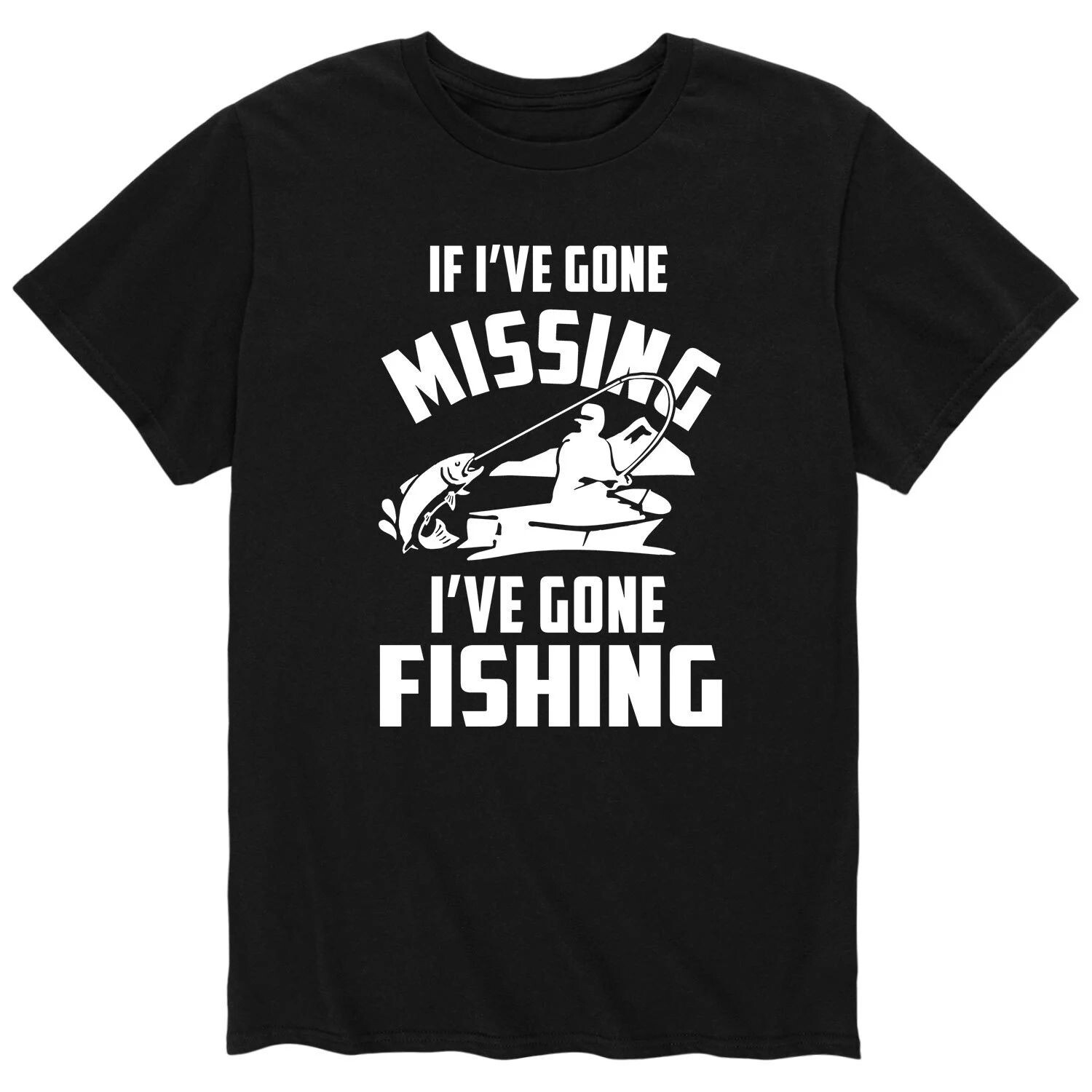 

Мужская футболка для рыбалки «If Ive Gone Missing» Licensed Character